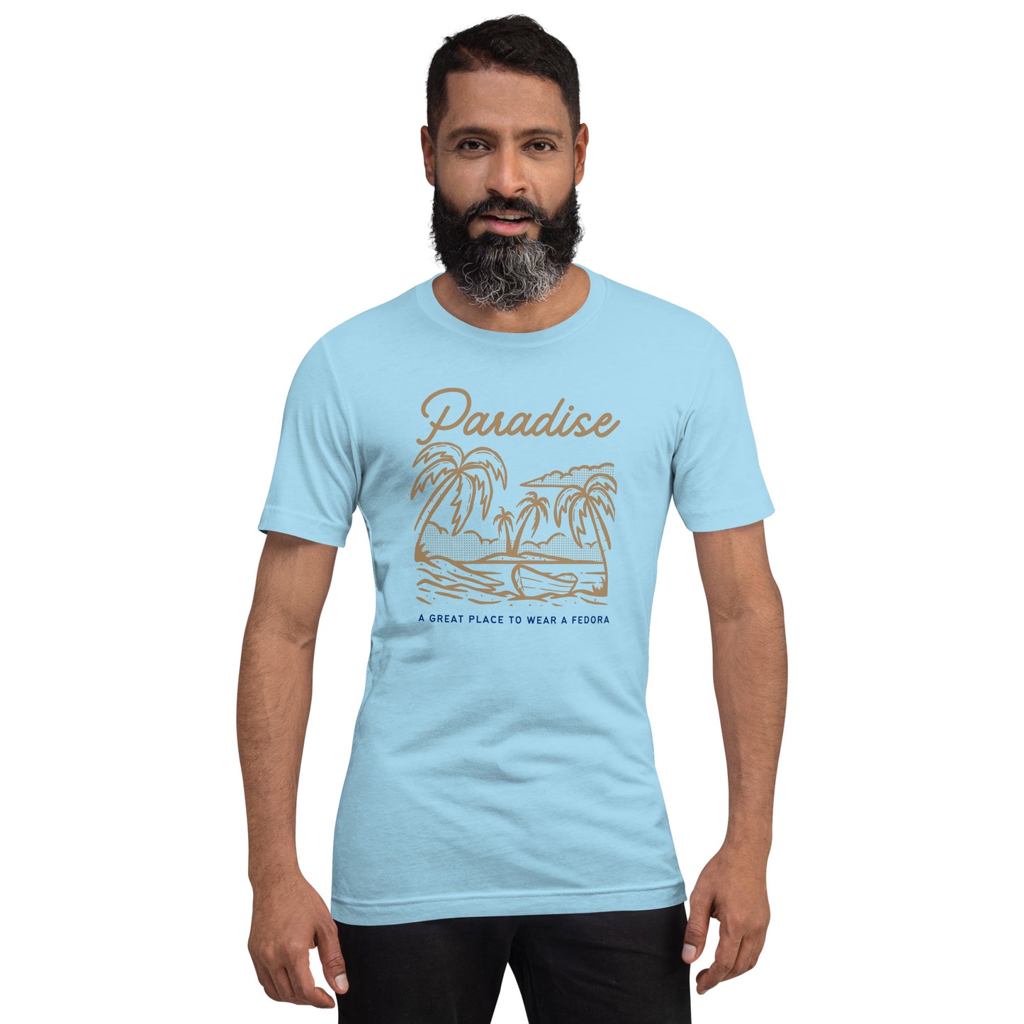 Paradise with a Fedora T-Shirt
