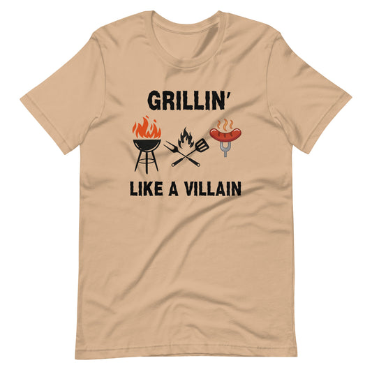 Grillin Like A Villain T-Shirt
