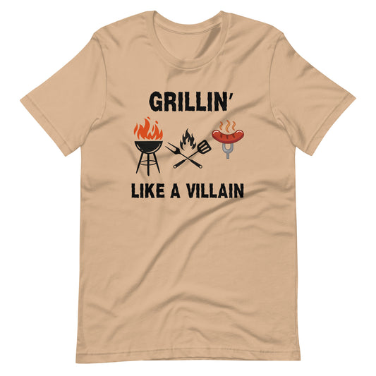 Grillin Like A Villain T-Shirt